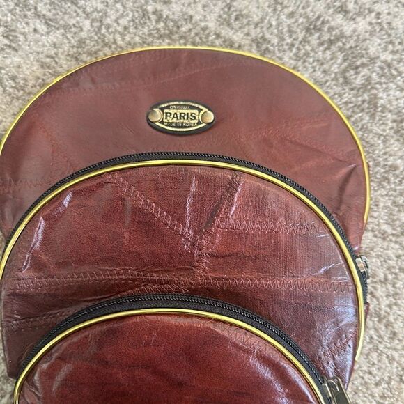 Paris Original Vintage Leather 5 Assorted Pouches Bundle - Picture 3 of 6